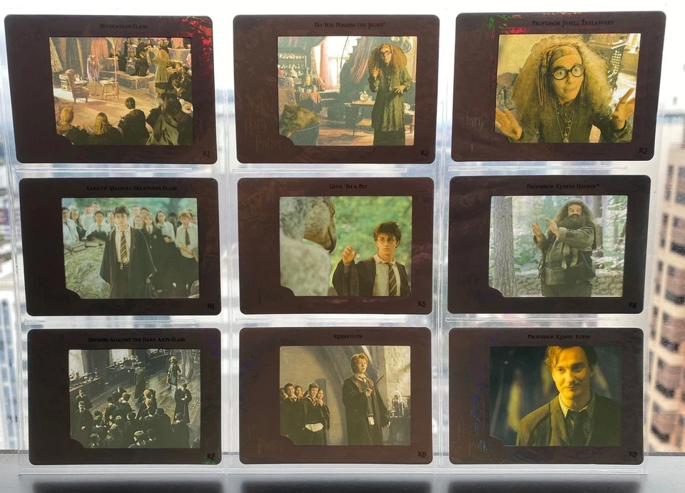 2004 Artbox Harry Potter Prisoner of Azkaban Film Cardz Rare Card Set (R1-R9) - Image 1 of 4