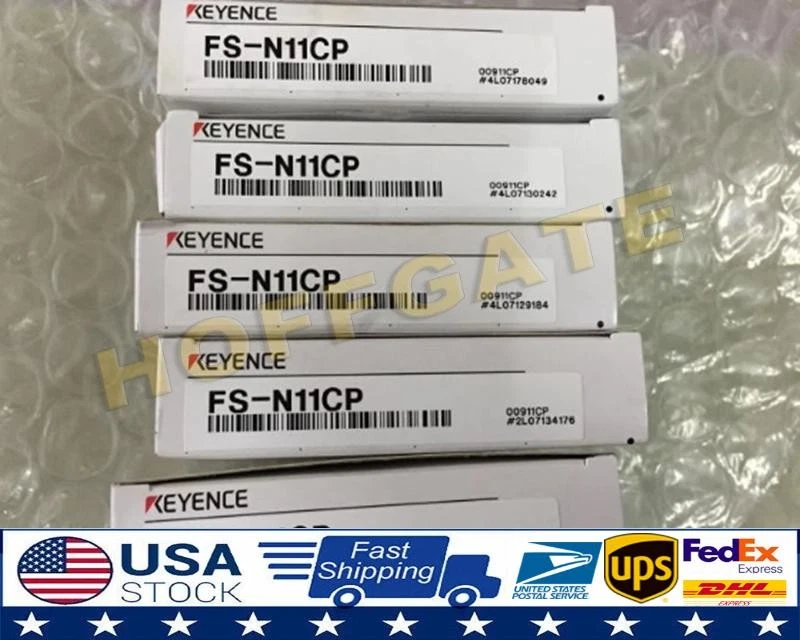 Sensores de fibra óptica KEYENCE FS-N11CP FSN11CP nuevos en caja uno IVA gratuito de EE. UU. Foto 1 de 4