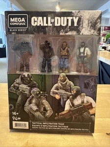 MEGA CONSTRUX BLACK SERIES CALL OF DUTY TACTICAL INFILTRATION TEAM 94 PCS NEW - Picture 1 of 2
