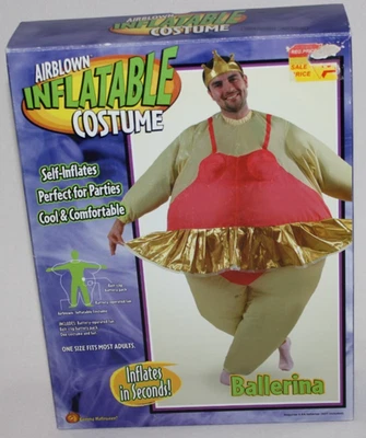 Novo Na Caixa Fantasia Inflável de Bailarina de Halloween Tamanho Único Compatível com a Maioria - Imagem 1 de 4