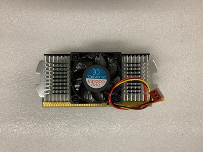 Intel Vintage Pentium III 450MHz/512/100 80525PY450512 SL35D con disipador de calor y ventilador Foto 1 de 3