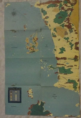 Advanced Dungeons and Dragons AD&D Forgotten Realms Box Set Map #3 1031xxx0703 - Image 1 of 3