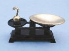 Black Kitchen Weighing Scales Tumdee 1:12 Scale Dolls House Miniature 1294