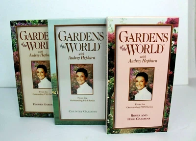 GARDENS OF THE WORLD VHS BOX SET WITH AUDREY HEPBURN VOLUME 1 LIKE NEW - Image 1 of 4