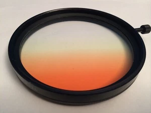 SUNSET GRAD. #1 to CLEAR" FILTER, 4.5" ROUND, TIFFEN, ZEISS ARRI MITCHELL CAMERA - Picture 1 of 12