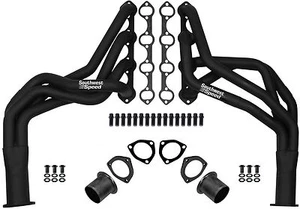NEW 1979-1993 FORD LONG TUBE HEADERS,PAINTED BLACK,SBF 5.0L 302CI,MUSTANG,CAPRI - Picture 1 of 1