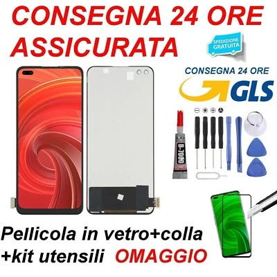 DISPLAY LCD TFT ONEPLUS NORD 5G 8 NORD AC2001 AC2003 TOUCH SCREEN VETRO SCHERMO