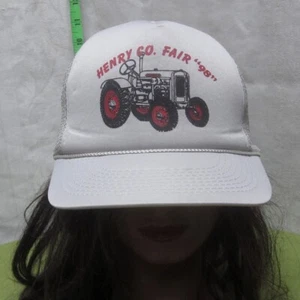 Henry County Fair Trucker Cap Napoleon Snapback Mütze 1998 Traktor Ohio OG - Bild 1 von 3