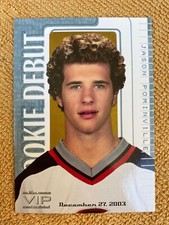 2003-04 In the Game VIP Rookie Debut #91 - Jason Pominville /40