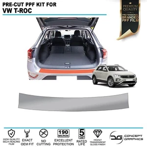 Boot Entrance Stone Guard PPF Paint Protection Film For VW Volkswagen T-Roc - Picture 1 of 4
