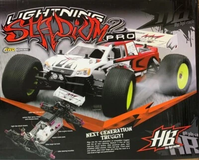 HPI RACING 1/8 LIGHTNING STADIUM 2 PRO RC Radio Control Kit NEW With Box F/S - Image 1 of 4