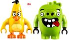 Bn Genuine Lego Angry Birds 2x Minifigure Chuck & Cheeky Piggy Mini Ang001