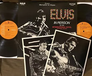 ELVIS PRESLEY From Memphis to Vegas Orig. 1969 2-LP w/ Errors & Photos TOP NM - Picture 1 of 10