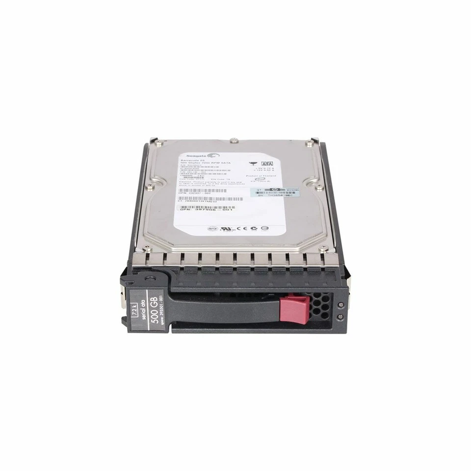  HP SERVER HARD DRIVE 500GB 1.5G 7.2K 3.5" SATA HDD 395501-002 395473-B21 - Image 1 of 1