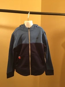 Russell boy's Blue Hoodie Athletic Jacket Sweater  S 6/7 - Picture 1 of 6