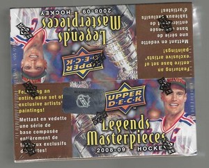 2008-09 Upper Deck Legends Masterpieces NHL Hockey FACTORY SEALED RETAIL BOX!