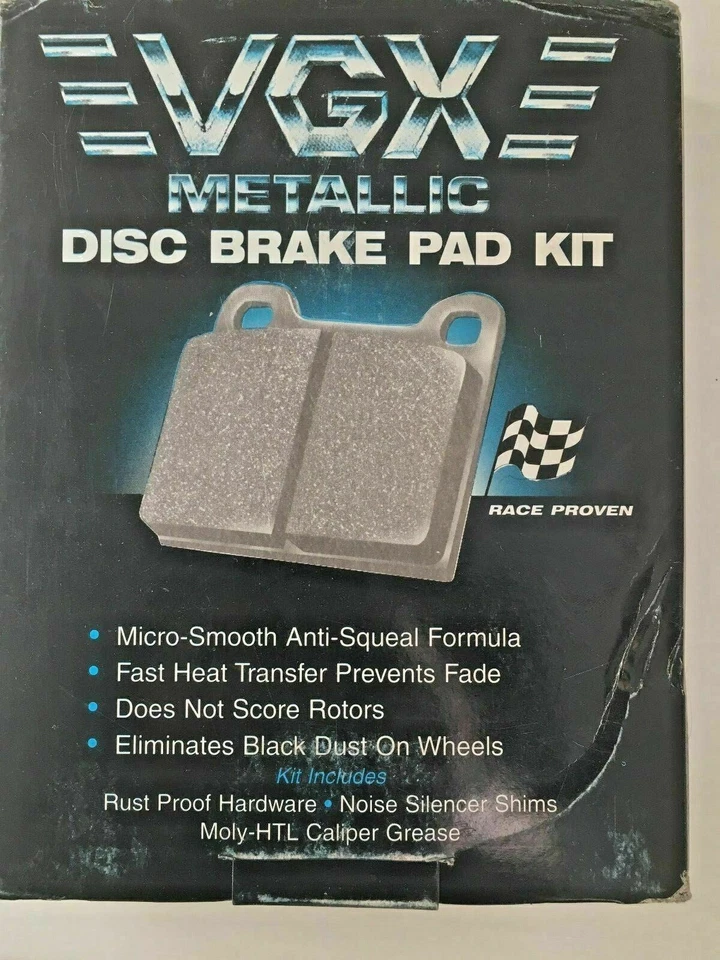 Kit de pastillas de freno de disco delanteras metálicas - Toyota años 80-90 - Envío gratuito - MF207K Foto 1 de 3