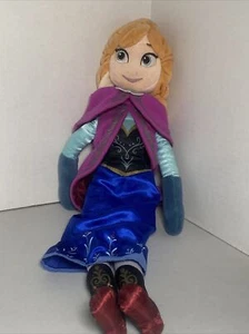 DISNEY STORE FROZEN ANNA 20" STUFFED PLUSH DOLL - Picture 1 of 10