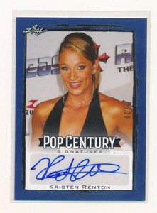 KRISTEN RENTON 2017 POP CENTURY BLUE #BAKR1 AUTO 7/10 SONS OF ANARCHY MORGAN