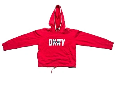 Sudadera con Capucha De Colección DKNY 90s Y2K Gimnasio Hip Hop Rara Mediana 00s Donna Karen Foto 1 de 4