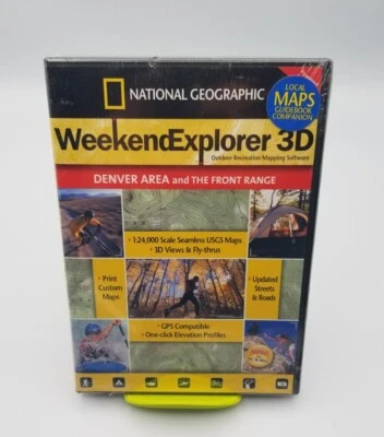 National Geographic TOPO Mapping Software Denver & The Front Range - 2005/2006 - Image 1 of 2