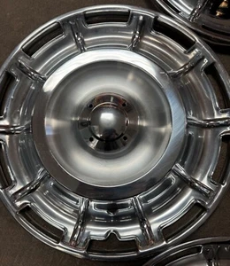 1959-1962 Chevrolet Corvette OEM Chrome 15" Hubcaps - Set of 4 - Picture 1 of 8
