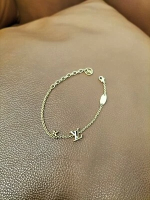 Louis Vuitton LV Iconic Bracelet Rhinestone Bracelet Gold Plated　アイコニック ブレスレット - Image 1 of 4
