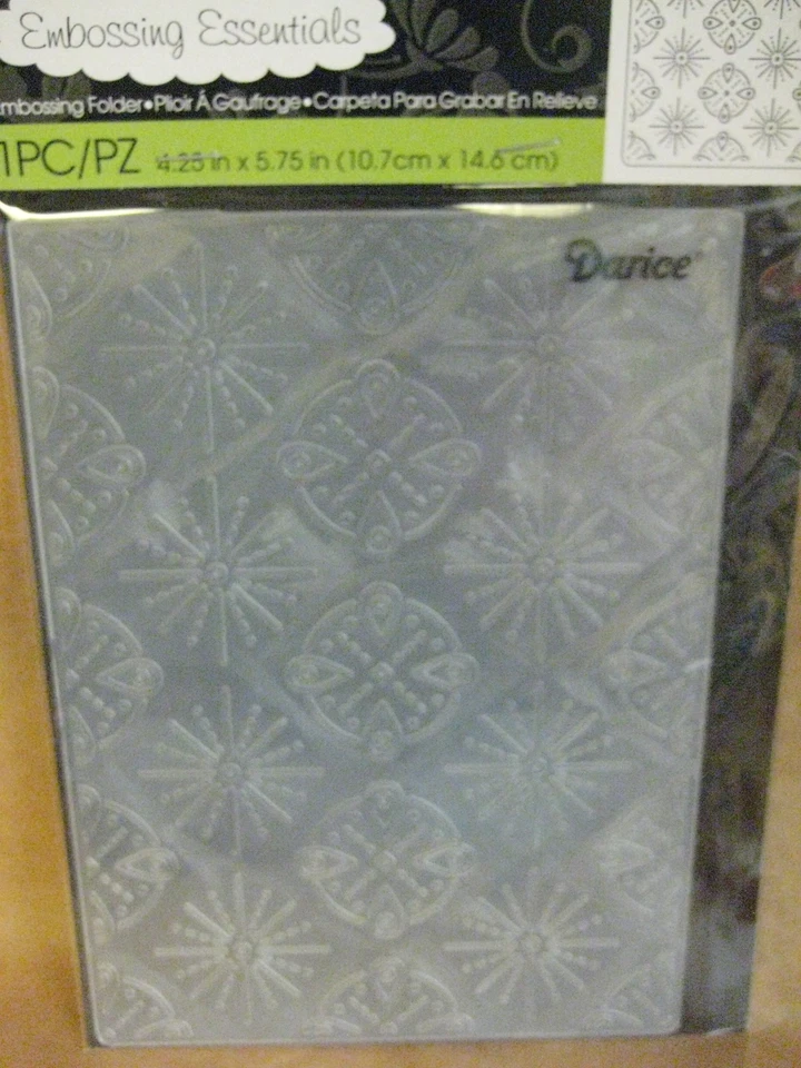 Darice 30023114 Embossing Folders Symmetrical Tribal Background