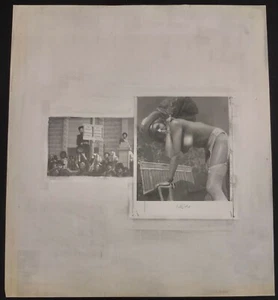 "Poster Richard Prince ""Senza titolo (protesta)"" datato 7-3-68 misure 24" X 22" - Foto 1 di 10