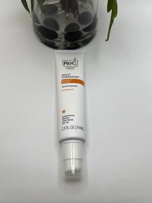 RoC Revive and Glow Vitamin C Moisturizer SPF 30, 2.5 fl oz Exp 04/2027 70% Full - Image 1 of 2