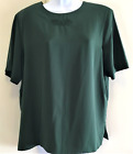 Vintage Alfred Dunner Sz. 16 Petite Pullover Embroidered Dressy Blouse Green Nwt