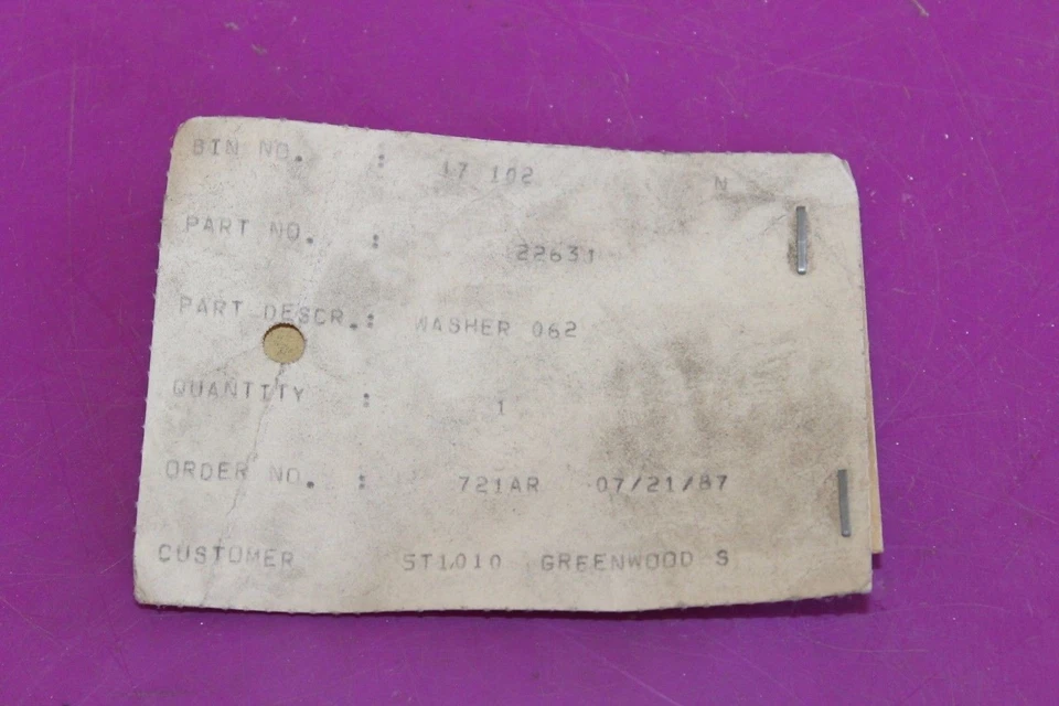 Lavadora AYP. Parte 22631. Adquirido en un concesionario cerrado. Ver foto. Foto 1 de 1