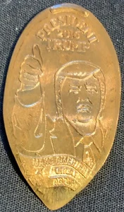 COPPER! RETIRED! 2016 TRUMP FOR PRESIDENT - ‘MAKE AMERICA GREAT’ PRESSED PENNY - Picture 1 of 2