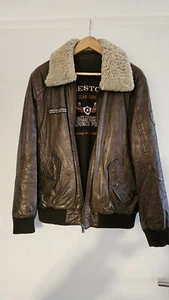 Fliegerjacke "Vintage" - Marke Milestone - Pilotenjacke - Lederjacke - Bild 1 von 13