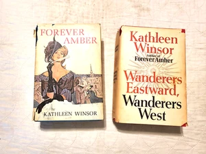 2 Kathleen Winsor Books- Forever Amber & Wanderers Eastward, Wanderers West - Imagen 1 de 1