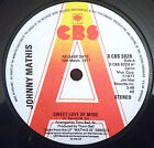 Johnny Mathis - Sweet Love Of Mine (7", Single, Promo)