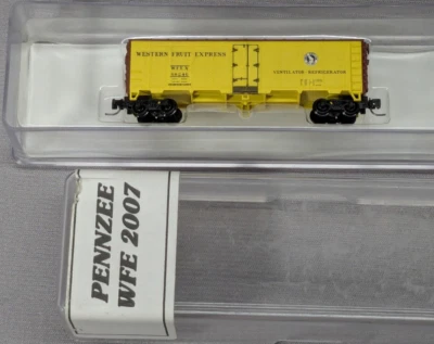 Z Scale   Pennzee #  WFE 2007,  WESTERN FRUIT EXPRESS   40' Reefer   WFEX  68246 - Image 1 of 4
