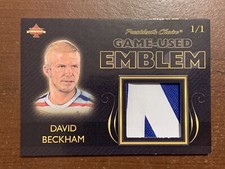 2020 Presidents Choice Solitaire David Beckham Game Used Emblem 1/1