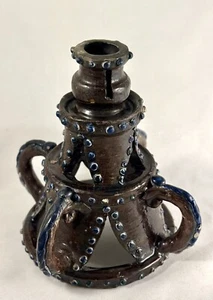 Antique English Arts And Crafts Ceramic Candle Stick E. Bingham 6” - Picture 1 of 20