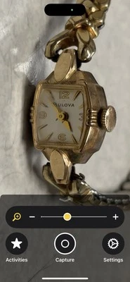 Reloj Mujer Bulova De Colección Lleno de Oro 10k  Foto 1 de 4