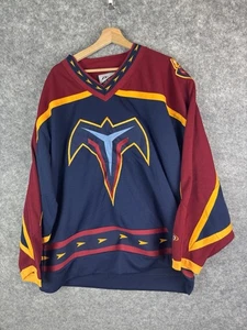 Vintage Atlanta Thrashers Jersey Mens XL Blue Alternate NHL Hockey Embroidered - Picture 1 of 9