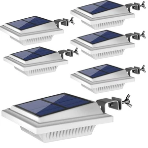 Outdoor Solar Gutter & Fence Lights, 40 LEDs, Waterproof Security Lamps for E... - Picture 1 of 8