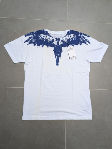 T shirt Marcelo Burlon County Of Milan ali regolari bianca taglia L prezzo consigliato £ 185