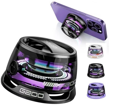 Mini Speaker Magnetico da Cellulare Altoparlante Wireless Portatile con Luce RGB - Immagine 1 di 4