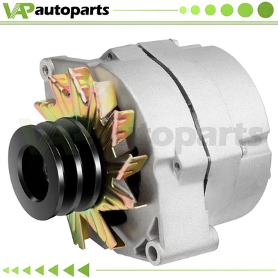 Alternator Fit For Chevy Tractor 10SI 1-Wire 2 Groove Pulley 63A 12V 7127-SEN-2G - Image 1 of 4
