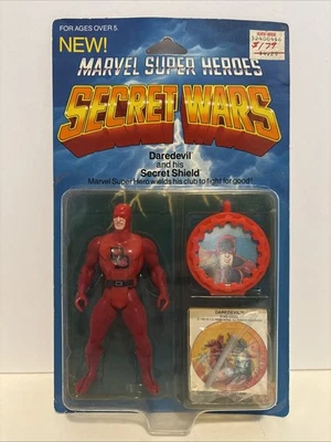 美泰 1984 年漫威超级英雄秘密战争 Daredevil 可动人偶 MOC,复古 — 第 1/4 张图片