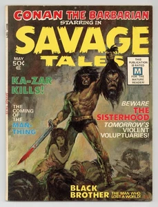 Savage Tales #1 VG+ 4.5 1971 1st app. Man-Thing - Picture 1 of 2