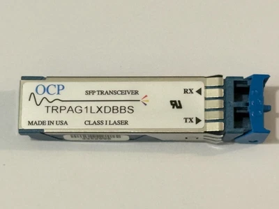 OCP TRPAG1LXDBBS Motorola 525893-001-00 SFP 1310nm 10km SMF LC - Image 1 of 2