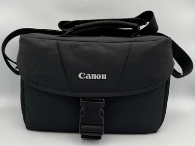 Bolso de hombro para cámara Canon DSLR - Correa de hombro ajustable - Negro - Acolchado Foto 1 de 4