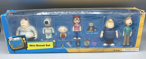 Mezco Family Guy Television Cartoon Animation Mini Boxed Set 2006 BOX WEAR Cover